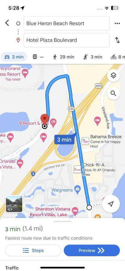 Disney Just 1 And A Quarter Mile Away, Blue Heron 1 Room 2 Bath,Amenities,6 Guests, Walk To Restaurants, No Fees At Check In Orlando Esterno foto