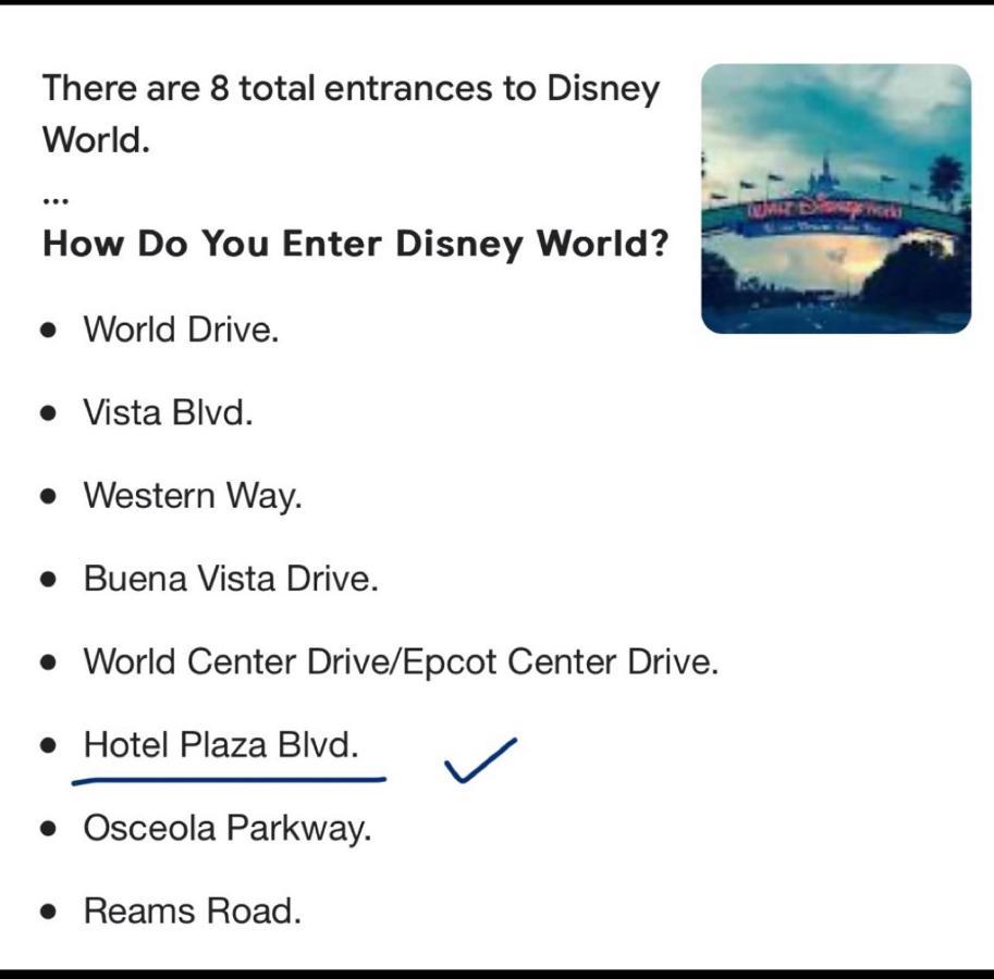Disney Just 1 And A Quarter Mile Away, Blue Heron 1 Room 2 Bath,Amenities,6 Guests, Walk To Restaurants, No Fees At Check In Orlando Esterno foto